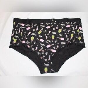 NWT Torrid Plus Size 2  ACTIVE MICROFIBER MID-RISE BRIEF LOGO PANTY FUN